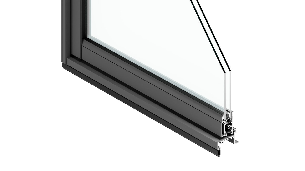 Detailed Thermal Break - Hybrid Residential Awning Window